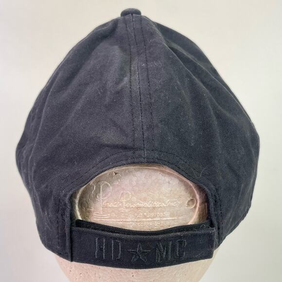 Harley Davidson Baseball Hat Cap Ride Free Black Tan Motorcycle - Picture 3 of 5